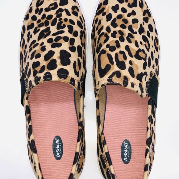 Dr. Scholl's Women's Luna Slip On Sneaker-- Leopard Tan / Black Microfiber - Picture 4 of 9